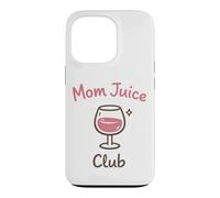 Carcasa para iPhone 13 Pro Mom Juice Club Funny Wine Drinking Mothers Humor Design