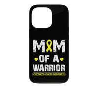 Carcasa para iPhone 13 Pro Mom of a Warrior Childhood Cancer Awareness Mother Women