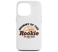 Carcasa para iPhone 13 Pro Mommy Rookie of The Year Basketball Mom of The Birthday Boy