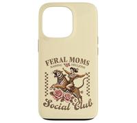Carcasa para iPhone 13 Pro Moms Salvajes Criando Traviesos Club Social Vintage
