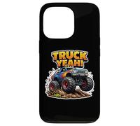 Carcasa para iPhone 13 Pro Monster Truck Yeah Funny Pun Wordplay Fan Lover Evento Cita