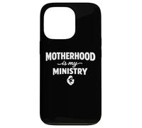 Carcasa para iPhone 13 Pro Motherhood is My Ministry Homeschool Mama Mom Life
