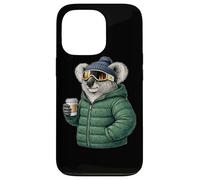 Carcasa para iPhone 13 Pro Motivos de Animales Fiesta Koala - Esquí Invierno Fiesta