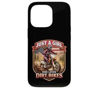 Carcasa para iPhone 13 Pro Moto Freak Funny Motorbike Lover Dirt Bike Rider American MX