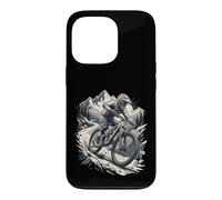 Carcasa para iPhone 13 Pro Mountain Bike Rocks Trail Montañas Ciclismo