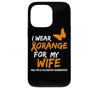 Carcasa para iPhone 13 Pro Multiple Sclerosis Awareness I Wear Orange FOR MY Wife