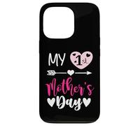 Carcasa para iPhone 13 Pro My First Mothers Day Outfit Mommy 1st Time Mom Happy Mother