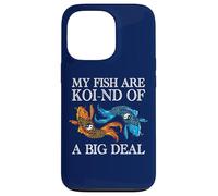 Carcasa para iPhone 13 Pro My Fish Are Koi-nd of A Big Deal Divertido Koi Keeper