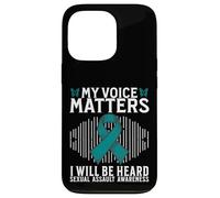 Carcasa para iPhone 13 Pro My Voice Matters Support Sexual Assault Awareness Gifts