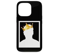 Carcasa para iPhone 13 Pro Mysterious Royal King with Golden Crown Illustration Graphic