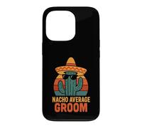 Carcasa para iPhone 13 Pro Nacho Promedio Novio Divertido Bachelor Party Boda Hombres