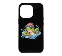 Carcasa para iPhone 13 Pro Nadador Agua Piscina Buceo Anfibio Salto Natación Rana
