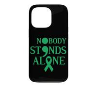 Carcasa para iPhone 13 Pro Nadie está Solo con Cinta Verde Conciencia sobre la Salud Mental