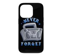 Carcasa para iPhone 13 Pro Never Forget Ghetto Blaster Vintage 80s 90s Hip Hip