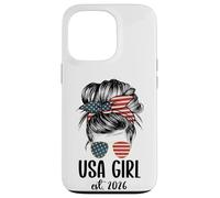 Carcasa para iPhone 13 Pro New American Woman Proud USA Girl 2026 Citizenship