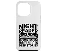 Carcasa para iPhone 13 Pro Night Reader Libro Mamá Noches tranquilas Historias Profundas
