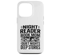 Carcasa para iPhone 13 Pro Night Reader Libro Mamá Noches tranquilas Historias Profundas