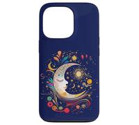 Carcasa para iPhone 13 Pro Night Sky Moon Lunar Stars Sun Love Galaxy