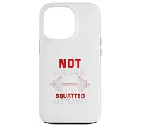 Carcasa para iPhone 13 Pro No Borracho en Cuclillas Ayer