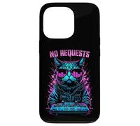 Carcasa para iPhone 13 Pro No Hay peticiones House Cat DJ Rave EDM Music Deejay Equalizer