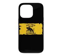 Carcasa para iPhone 13 Pro No pises sobre Nosotros Anarquista Gato Negro Gadsden Parodia