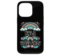 Carcasa para iPhone 13 Pro NOLA Vibes Only Cute Retro Girls NOLA Name