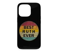 Carcasa para iPhone 13 Pro Nombre Personalizado Ruth I Love Ruth Retro Vintage Style