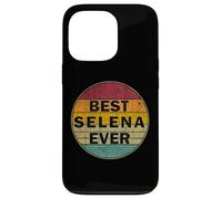 Carcasa para iPhone 13 Pro Nombre Personalizado Selena I Love Selena Retro Vintage Style
