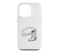 Carcasa para iPhone 13 Pro Not My First Rodeo | Bota Vaquera Retro Occidental Daisy
