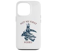 Carcasa para iPhone 13 Pro Not my First Rodeo, Cocodrilo Mapache Campestre al Estilo