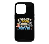 Carcasa para iPhone 13 Pro Nunca juzgues un Libro Película Lectura Humor