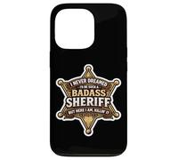 Carcasa para iPhone 13 Pro Nunca soñé Que me convertiría en un Sheriff rudo Pero aquí Estoy