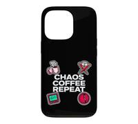Carcasa para iPhone 13 Pro Nurse Life Chaos Coffee Repeat ER Medical