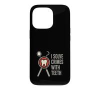 Carcasa para iPhone 13 Pro Odontólogo forense Investigador Dental Laboratorio de Crimen Regalo