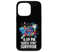Carcasa para iPhone 13 Pro Office Worker 4:59 PM Quick Sync Survivor Meme