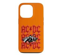 Carcasa para iPhone 13 Pro Oficial AC/DC Angus and Brian Red Lightning Logo Rock Band