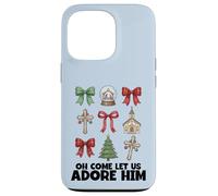 Carcasa para iPhone 13 Pro Oh Ven Déjanos Adorarlo Natividad Cristiana de Navidad