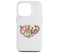 Carcasa para iPhone 13 Pro Ohio Butterfly Script Cute Girl State Pride, Women & Kids