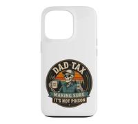 Carcasa para iPhone 13 Pro ON Back Dad Tax Asegurándose de Que no Sea Veneno Esqueleto papá impuesto