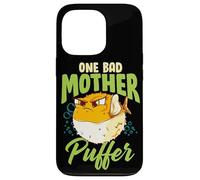 Carcasa para iPhone 13 Pro One Bad Mother Puffer Hilarious & Cute Puffer Fish