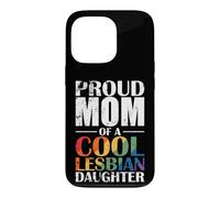 Carcasa para iPhone 13 Pro Orgullosa mamá de una Fresca Lesbiana Hija