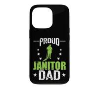 Carcasa para iPhone 13 Pro Orgulloso Conserje papá Limpiador custodio