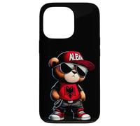 Carcasa para iPhone 13 Pro Oso de Peluche con Bandera de Albania Iliria albanesa Shqip