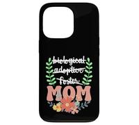 Carcasa para iPhone 13 Pro Palabras Cruzadas a mamá diseño Floral a Mano