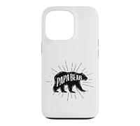 Carcasa para iPhone 13 Pro Papa Bear Vintage Sunburst Dad Daddy Papo Fathers Day