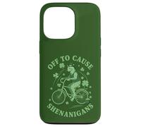 Carcasa para iPhone 13 Pro para causar travesuras egipcias MAU Cat St Patricks Day