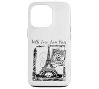 Carcasa para iPhone 13 Pro Paris with Love from Paris France French Postcard