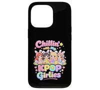 Carcasa para iPhone 13 Pro Pascua KPOP Music Chillin with My K-Pop Chicas Mujeres Chicas