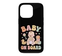 Carcasa para iPhone 13 Pro Pastel Groovy Baby Toy Blocks Sonajero Diseño