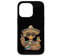 Carcasa para iPhone 13 Pro Pato Mexicano Poncho Cinco De Mayo Fiesta Sombrero Meme